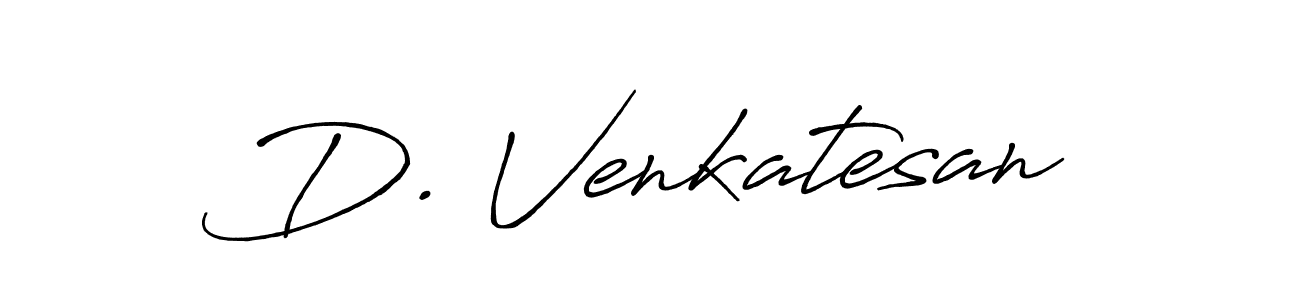 You should practise on your own different ways (Antro_Vectra_Bolder) to write your name (D. Venkatesan) in signature. don't let someone else do it for you. D. Venkatesan signature style 7 images and pictures png