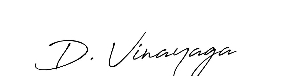Also we have D. Vinayaga name is the best signature style. Create professional handwritten signature collection using Antro_Vectra_Bolder autograph style. D. Vinayaga signature style 7 images and pictures png