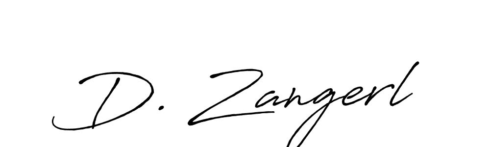 Create a beautiful signature design for name D. Zangerl. With this signature (Antro_Vectra_Bolder) fonts, you can make a handwritten signature for free. D. Zangerl signature style 7 images and pictures png