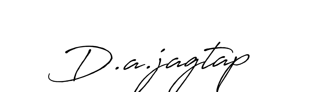 Also we have D.a.jagtap name is the best signature style. Create professional handwritten signature collection using Antro_Vectra_Bolder autograph style. D.a.jagtap signature style 7 images and pictures png