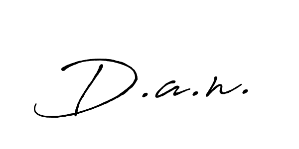 Create a beautiful signature design for name D.a.n.. With this signature (Antro_Vectra_Bolder) fonts, you can make a handwritten signature for free. D.a.n. signature style 7 images and pictures png