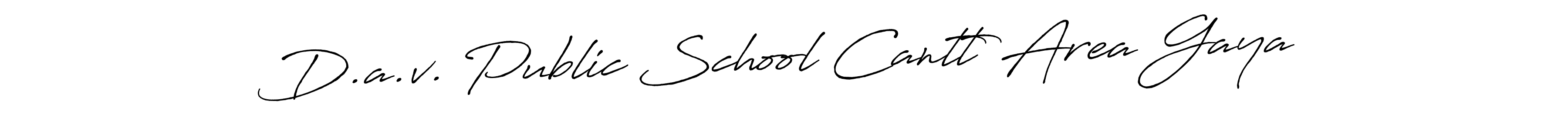 D.a.v. Public School Cantt Area Gaya stylish signature style. Best Handwritten Sign (Antro_Vectra_Bolder) for my name. Handwritten Signature Collection Ideas for my name D.a.v. Public School Cantt Area Gaya. D.a.v. Public School Cantt Area Gaya signature style 7 images and pictures png