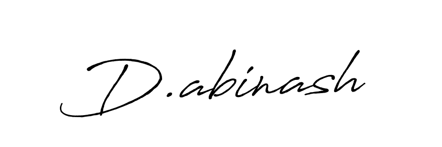 Design your own signature with our free online signature maker. With this signature software, you can create a handwritten (Antro_Vectra_Bolder) signature for name D.abinash. D.abinash signature style 7 images and pictures png