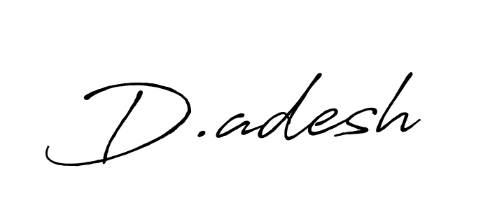 You can use this online signature creator to create a handwritten signature for the name D.adesh. This is the best online autograph maker. D.adesh signature style 7 images and pictures png