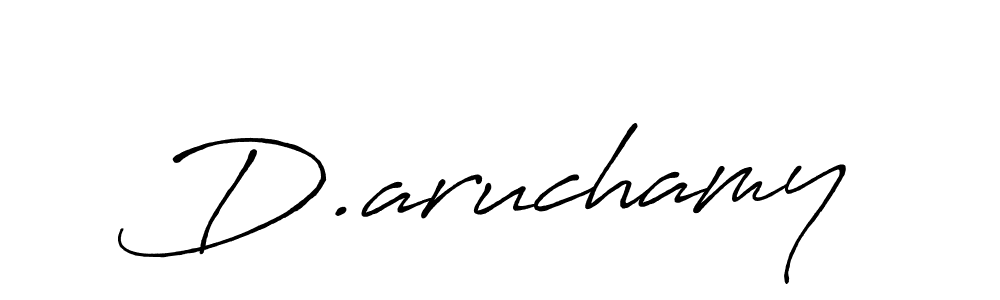 Design your own signature with our free online signature maker. With this signature software, you can create a handwritten (Antro_Vectra_Bolder) signature for name D.aruchamy. D.aruchamy signature style 7 images and pictures png