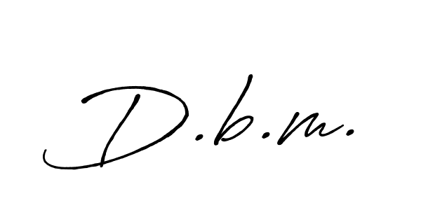 Antro_Vectra_Bolder is a professional signature style that is perfect for those who want to add a touch of class to their signature. It is also a great choice for those who want to make their signature more unique. Get D.b.m. name to fancy signature for free. D.b.m. signature style 7 images and pictures png