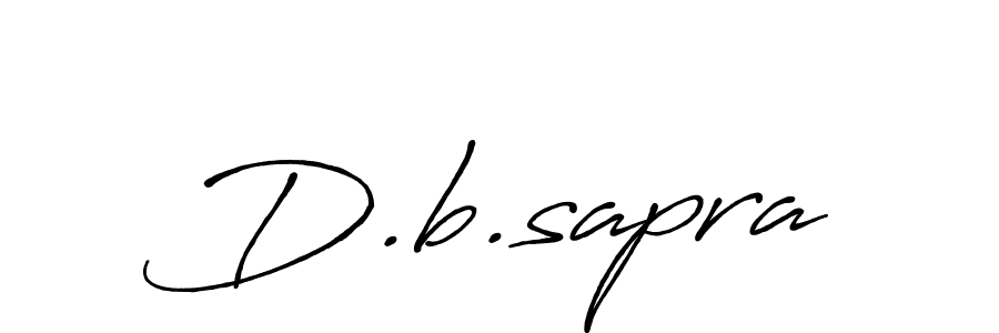 How to make D.b.sapra signature? Antro_Vectra_Bolder is a professional autograph style. Create handwritten signature for D.b.sapra name. D.b.sapra signature style 7 images and pictures png