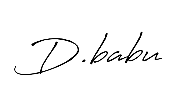 Antro_Vectra_Bolder is a professional signature style that is perfect for those who want to add a touch of class to their signature. It is also a great choice for those who want to make their signature more unique. Get D.babu name to fancy signature for free. D.babu signature style 7 images and pictures png