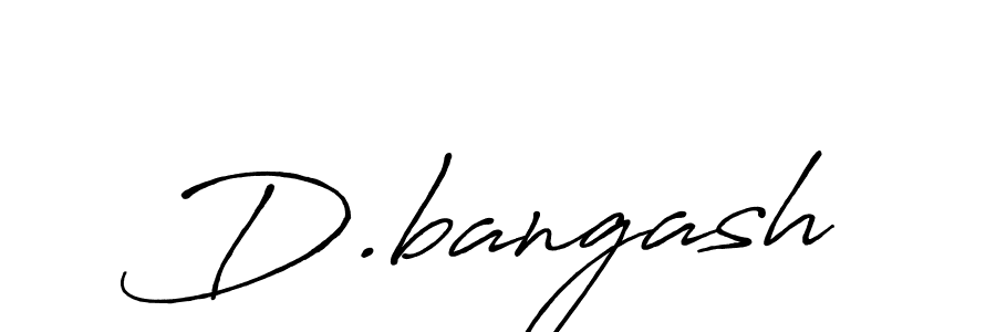 Use a signature maker to create a handwritten signature online. With this signature software, you can design (Antro_Vectra_Bolder) your own signature for name D.bangash. D.bangash signature style 7 images and pictures png