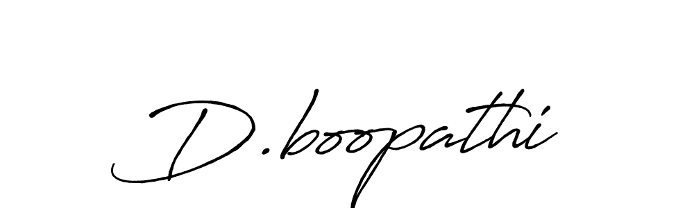 How to make D.boopathi signature? Antro_Vectra_Bolder is a professional autograph style. Create handwritten signature for D.boopathi name. D.boopathi signature style 7 images and pictures png