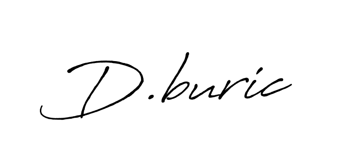 Also we have D.buric name is the best signature style. Create professional handwritten signature collection using Antro_Vectra_Bolder autograph style. D.buric signature style 7 images and pictures png