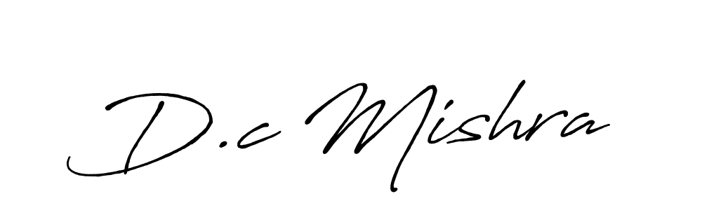 How to make D.c Mishra signature? Antro_Vectra_Bolder is a professional autograph style. Create handwritten signature for D.c Mishra name. D.c Mishra signature style 7 images and pictures png