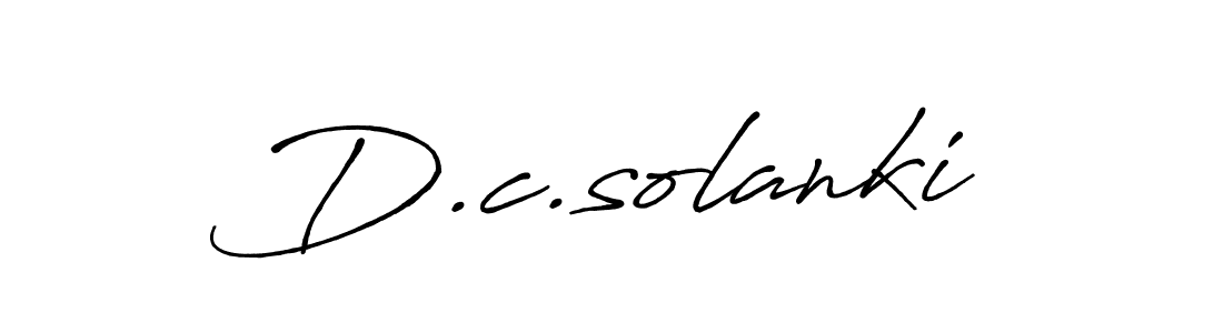 You should practise on your own different ways (Antro_Vectra_Bolder) to write your name (D.c.solanki) in signature. don't let someone else do it for you. D.c.solanki signature style 7 images and pictures png