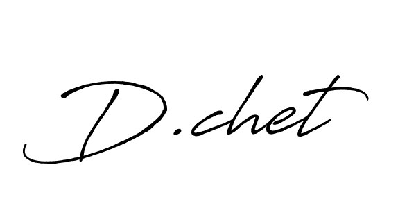 The best way (Antro_Vectra_Bolder) to make a short signature is to pick only two or three words in your name. The name D.chet include a total of six letters. For converting this name. D.chet signature style 7 images and pictures png