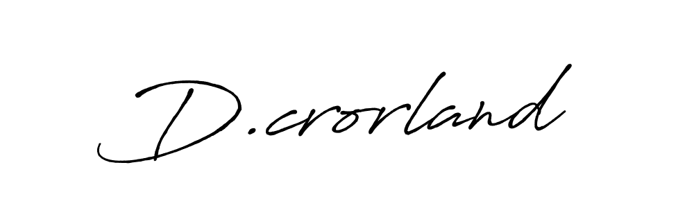 The best way (Antro_Vectra_Bolder) to make a short signature is to pick only two or three words in your name. The name D.crorland include a total of six letters. For converting this name. D.crorland signature style 7 images and pictures png