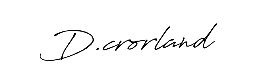 Make a beautiful signature design for name D.crorland. With this signature (Antro_Vectra_Bolder) style, you can create a handwritten signature for free. D.crorland signature style 7 images and pictures png