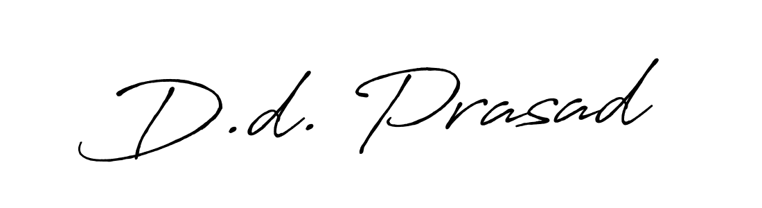 How to make D.d. Prasad signature? Antro_Vectra_Bolder is a professional autograph style. Create handwritten signature for D.d. Prasad name. D.d. Prasad signature style 7 images and pictures png