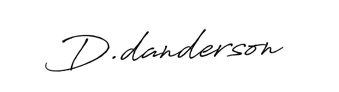 Antro_Vectra_Bolder is a professional signature style that is perfect for those who want to add a touch of class to their signature. It is also a great choice for those who want to make their signature more unique. Get D.danderson name to fancy signature for free. D.danderson signature style 7 images and pictures png