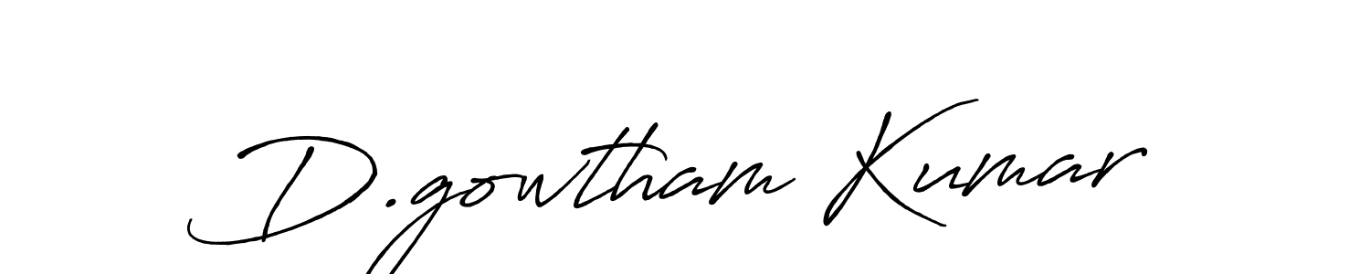 Antro_Vectra_Bolder is a professional signature style that is perfect for those who want to add a touch of class to their signature. It is also a great choice for those who want to make their signature more unique. Get D.gowtham Kumar name to fancy signature for free. D.gowtham Kumar signature style 7 images and pictures png