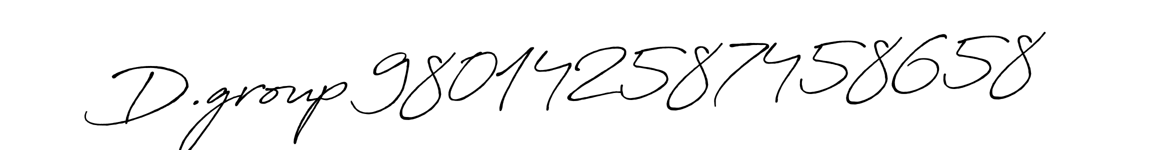 How to make D.group 980142587458658 name signature. Use Antro_Vectra_Bolder style for creating short signs online. This is the latest handwritten sign. D.group 980142587458658 signature style 7 images and pictures png