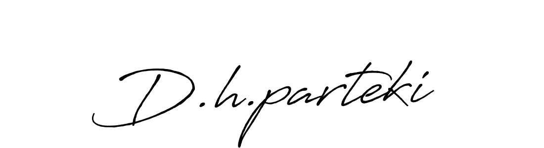 How to Draw D.h.parteki signature style? Antro_Vectra_Bolder is a latest design signature styles for name D.h.parteki. D.h.parteki signature style 7 images and pictures png