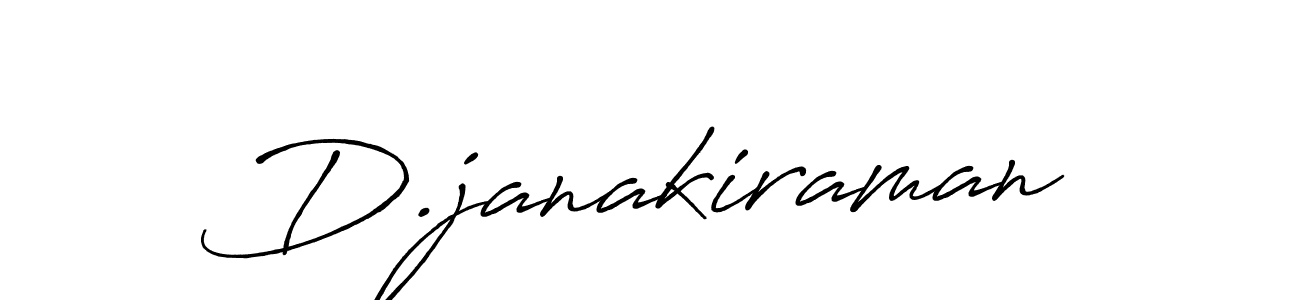 Make a beautiful signature design for name D.janakiraman. Use this online signature maker to create a handwritten signature for free. D.janakiraman signature style 7 images and pictures png