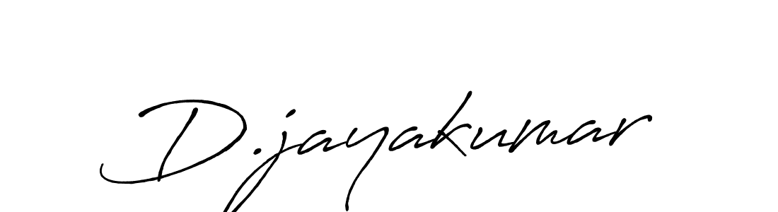 How to make D.jayakumar name signature. Use Antro_Vectra_Bolder style for creating short signs online. This is the latest handwritten sign. D.jayakumar signature style 7 images and pictures png