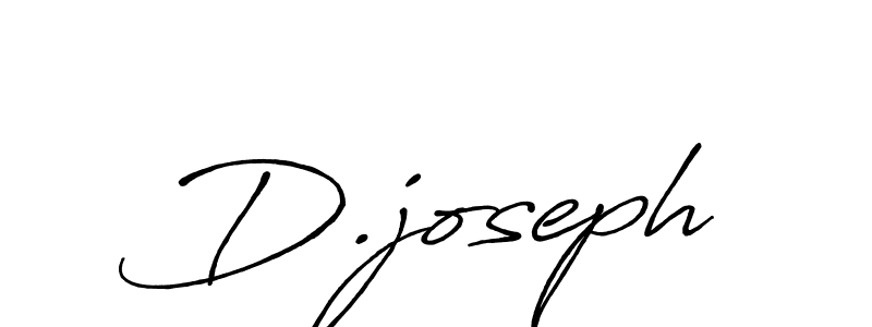 How to make D.joseph signature? Antro_Vectra_Bolder is a professional autograph style. Create handwritten signature for D.joseph name. D.joseph signature style 7 images and pictures png