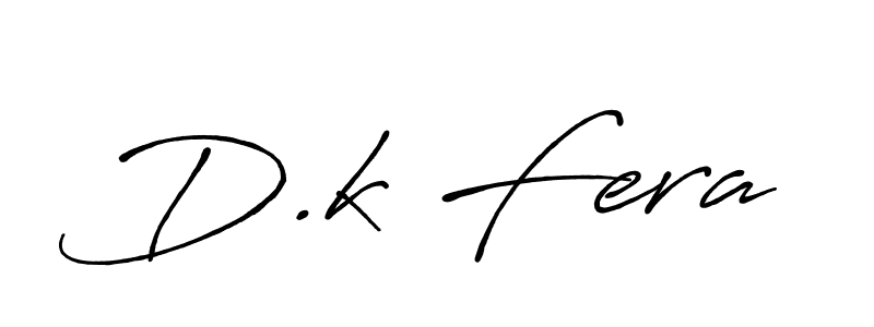 You should practise on your own different ways (Antro_Vectra_Bolder) to write your name (D.k Fera) in signature. don't let someone else do it for you. D.k Fera signature style 7 images and pictures png