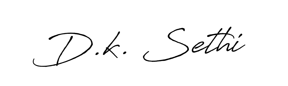 Make a beautiful signature design for name D.k. Sethi. Use this online signature maker to create a handwritten signature for free. D.k. Sethi signature style 7 images and pictures png