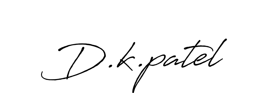 You should practise on your own different ways (Antro_Vectra_Bolder) to write your name (D.k.patel) in signature. don't let someone else do it for you. D.k.patel signature style 7 images and pictures png