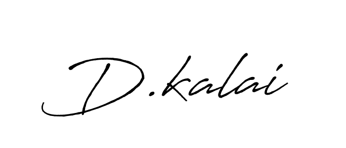 Once you've used our free online signature maker to create your best signature Antro_Vectra_Bolder style, it's time to enjoy all of the benefits that D.kalai name signing documents. D.kalai signature style 7 images and pictures png