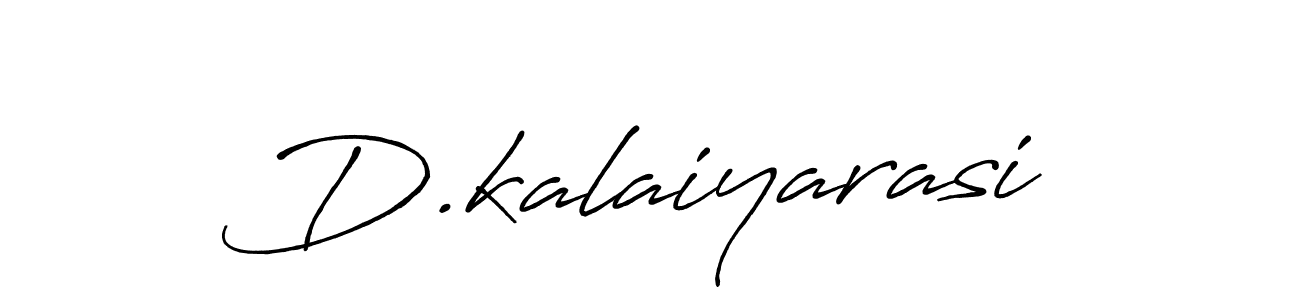 Use a signature maker to create a handwritten signature online. With this signature software, you can design (Antro_Vectra_Bolder) your own signature for name D.kalaiyarasi. D.kalaiyarasi signature style 7 images and pictures png