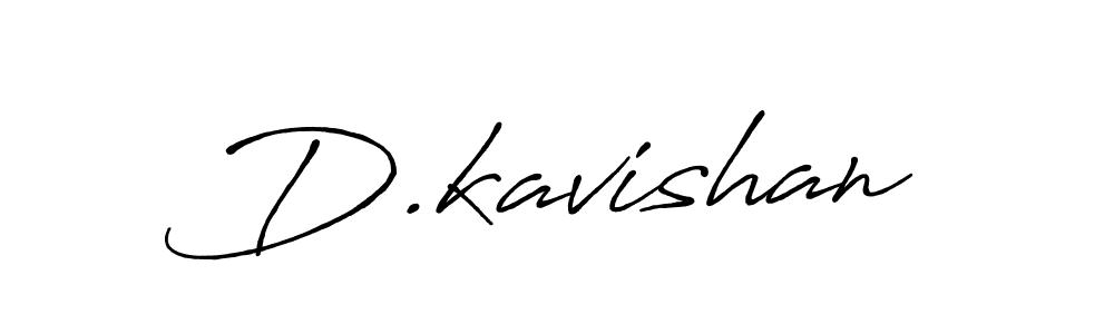 Make a beautiful signature design for name D.kavishan. With this signature (Antro_Vectra_Bolder) style, you can create a handwritten signature for free. D.kavishan signature style 7 images and pictures png