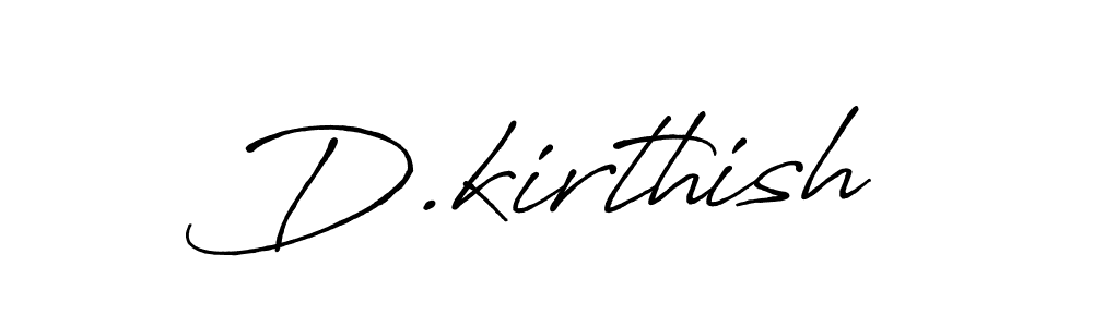 How to make D.kirthish signature? Antro_Vectra_Bolder is a professional autograph style. Create handwritten signature for D.kirthish name. D.kirthish signature style 7 images and pictures png