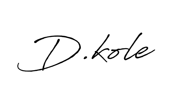 Similarly Antro_Vectra_Bolder is the best handwritten signature design. Signature creator online .You can use it as an online autograph creator for name D.kole. D.kole signature style 7 images and pictures png
