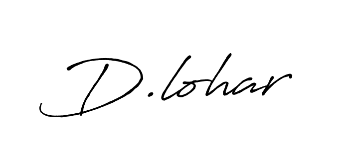 How to make D.lohar signature? Antro_Vectra_Bolder is a professional autograph style. Create handwritten signature for D.lohar name. D.lohar signature style 7 images and pictures png