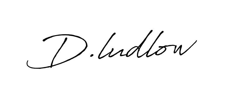 Create a beautiful signature design for name D.ludlow. With this signature (Antro_Vectra_Bolder) fonts, you can make a handwritten signature for free. D.ludlow signature style 7 images and pictures png