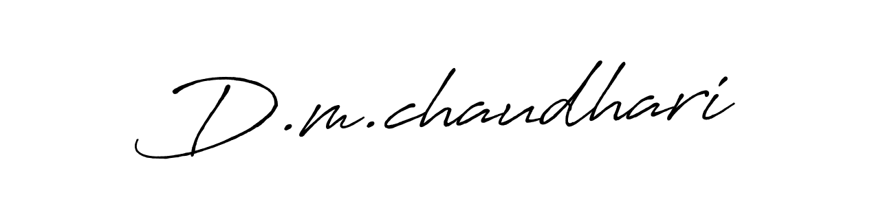 It looks lik you need a new signature style for name D.m.chaudhari. Design unique handwritten (Antro_Vectra_Bolder) signature with our free signature maker in just a few clicks. D.m.chaudhari signature style 7 images and pictures png