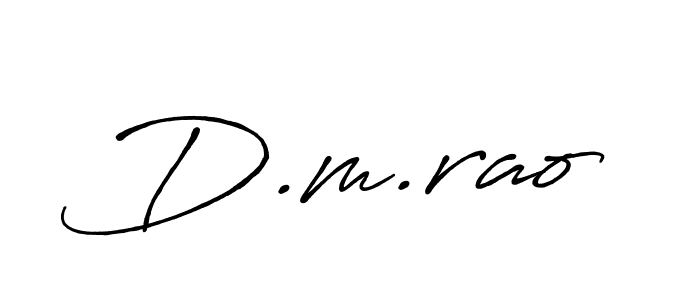 Make a beautiful signature design for name D.m.rao. Use this online signature maker to create a handwritten signature for free. D.m.rao signature style 7 images and pictures png