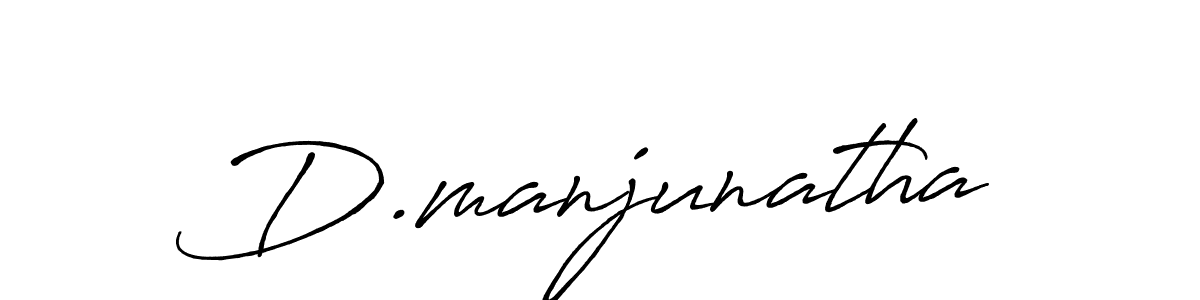 D.manjunatha stylish signature style. Best Handwritten Sign (Antro_Vectra_Bolder) for my name. Handwritten Signature Collection Ideas for my name D.manjunatha. D.manjunatha signature style 7 images and pictures png