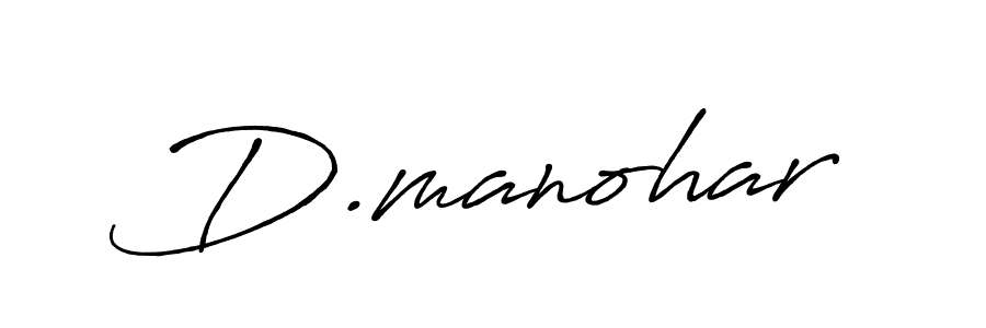 It looks lik you need a new signature style for name D.manohar. Design unique handwritten (Antro_Vectra_Bolder) signature with our free signature maker in just a few clicks. D.manohar signature style 7 images and pictures png