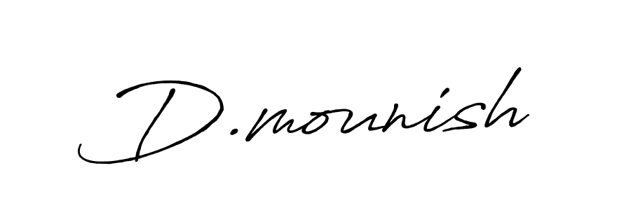 You can use this online signature creator to create a handwritten signature for the name D.mounish. This is the best online autograph maker. D.mounish signature style 7 images and pictures png
