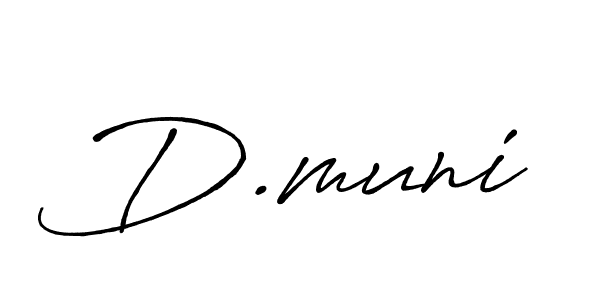 Best and Professional Signature Style for D.muni. Antro_Vectra_Bolder Best Signature Style Collection. D.muni signature style 7 images and pictures png