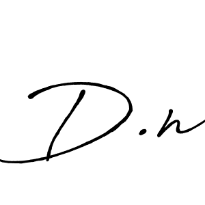 How to Draw D.n signature style? Antro_Vectra_Bolder is a latest design signature styles for name D.n. D.n signature style 7 images and pictures png