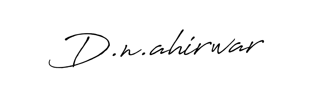 The best way (Antro_Vectra_Bolder) to make a short signature is to pick only two or three words in your name. The name D.n.ahirwar include a total of six letters. For converting this name. D.n.ahirwar signature style 7 images and pictures png