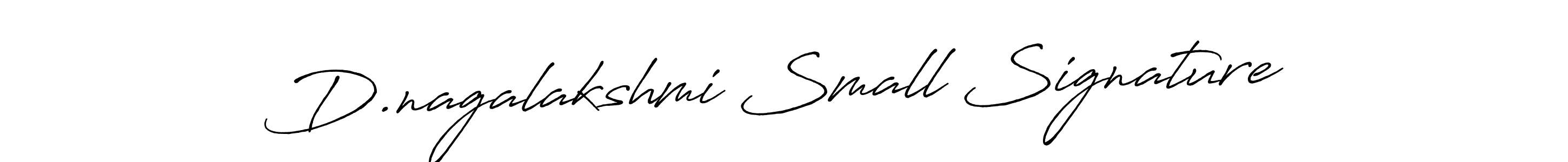 Also we have D.nagalakshmi Small Signature name is the best signature style. Create professional handwritten signature collection using Antro_Vectra_Bolder autograph style. D.nagalakshmi Small Signature signature style 7 images and pictures png