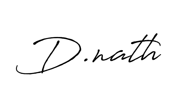 It looks lik you need a new signature style for name D.nath. Design unique handwritten (Antro_Vectra_Bolder) signature with our free signature maker in just a few clicks. D.nath signature style 7 images and pictures png