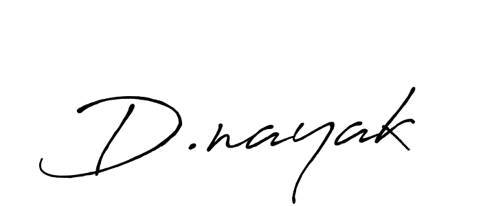 D.nayak stylish signature style. Best Handwritten Sign (Antro_Vectra_Bolder) for my name. Handwritten Signature Collection Ideas for my name D.nayak. D.nayak signature style 7 images and pictures png