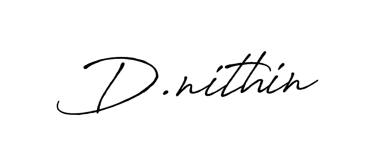 Make a beautiful signature design for name D.nithin. Use this online signature maker to create a handwritten signature for free. D.nithin signature style 7 images and pictures png